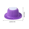 thumbnail image 3 of WZXPWT Floor Drain Hair Catcher, Washbasin Clog Preventer, Bathtub Debris Filter, Multi-Purpose Odor Blocker, 3 of 6