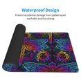thumbnail image 4 of Bingfone Indian Mandalas Dragonfly Large Gaming Mouse Pad,Extended Desk Mousepad With Stitched Edges,Non-Slip Base,Water Resist Keyboard Pad For Gamer, Office & Home, 29.5 X 16 In, 4 of 9