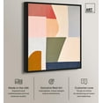 thumbnail image 3 of Planar Patchwork I Canvas Modern Colorful Art by Art Remedy, Black Frame, 16 x 20, 3 of 7