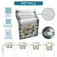 thumbnail image 6 of Monstera Animal Table Runner, Elephant Giraffe Lion Zebra Kitchen Table Runners Dress Scarves for Table Decorations Party/Restaurant/Indoor Outdoor Use, 13x36in, 6 of 9