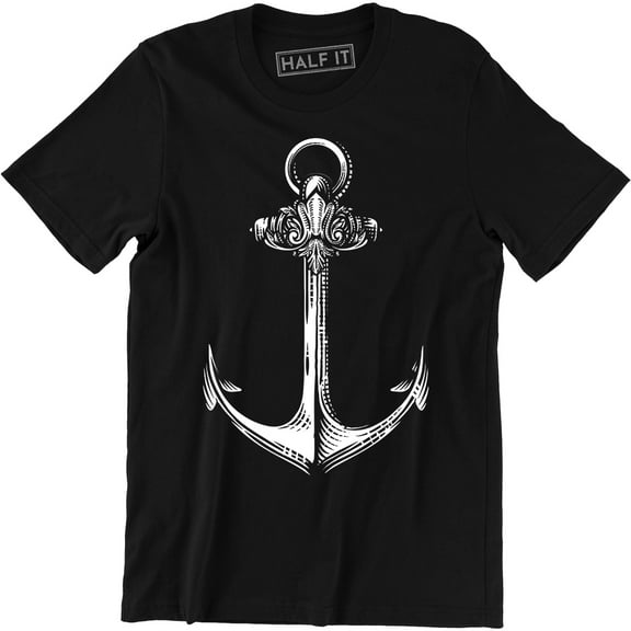 Amazing 3D West Coast Anchor Graphic Design Men's T-Shirt