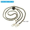 thumbnail image 2 of Uxcell 55 Inch Purse Chain Strap, Adjustable Handbag Chains Shoulder CrossBody Replacement for Bags, Light Gold/Black, 2 of 6