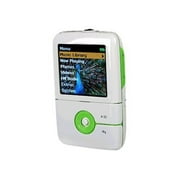 Angle View: Creative ZEN V Plus - Digital player - 2 GB - white, green
