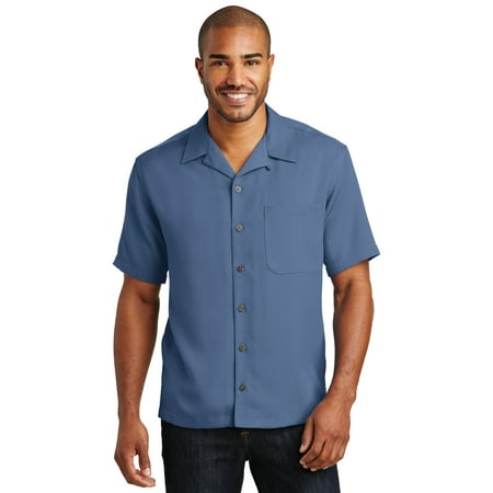Port Authority ® Easy Care Camp Shirt. S535 Xs Blue | Walmart Canada