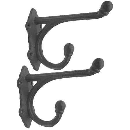 

2pcs Vintage Style Hook Wall Hanger Wall Coat Hanger Metal Wall Hanger Decorative Wall Hook
