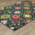 thumbnail image 2 of Oriental Weavers Havana Indoor/Outdoor Rug - HAV09 - 3'3" x 5' - in Navy/ Multi - Vintage Bohemian Style, Water, Stain and Fade Resistant, Hose Clean, Patio, Outdoor Living Area Rug, 2 of 3