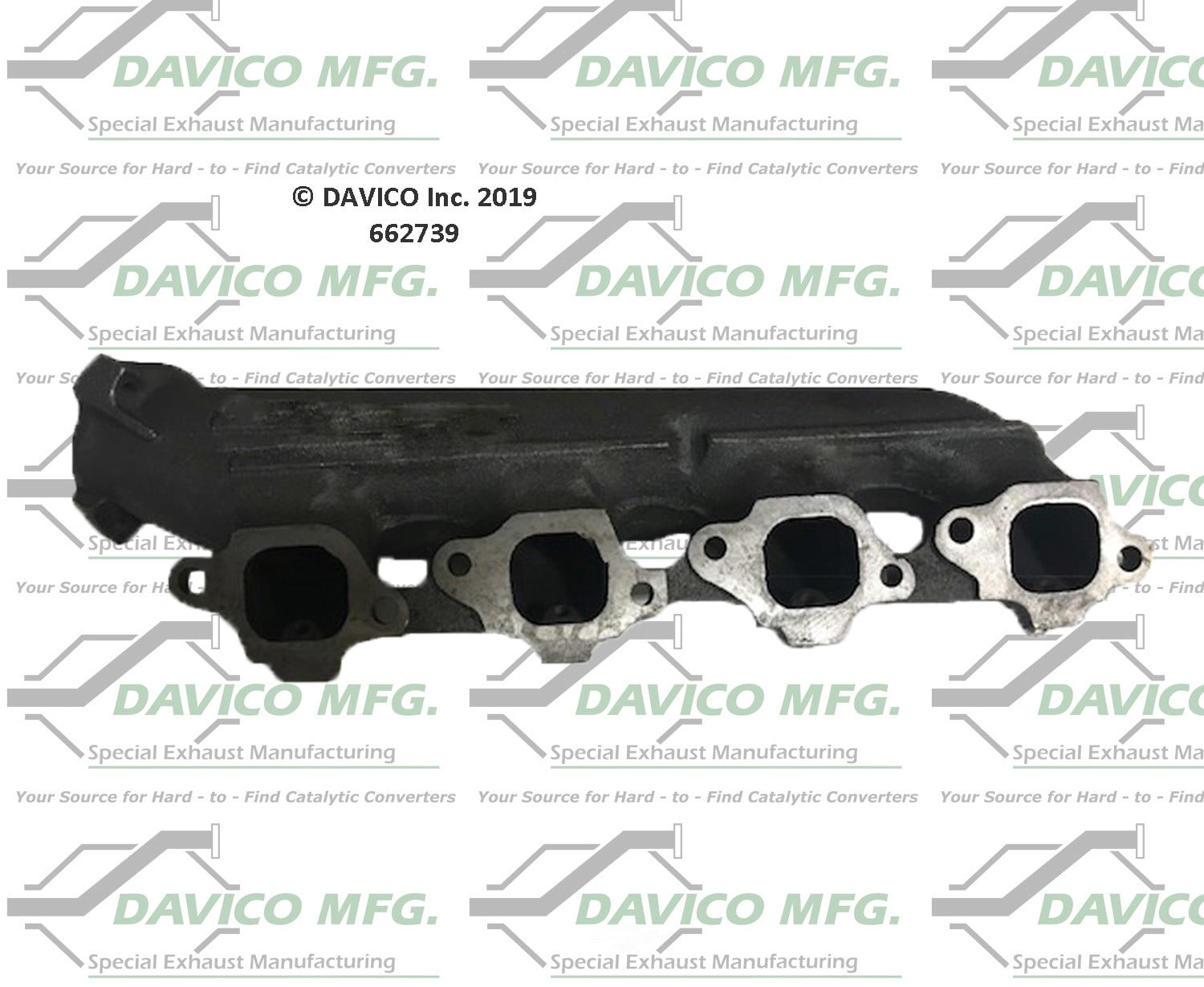 Davico Mfg 662739 Stand alone Exact-Fit exhaust manifold