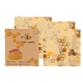 thumbnail image 2 of Natural Beeswax Reusable Food Wraps Eco Living No Refrigerator More Plastic Bee Wax Cloth, 2 of 8