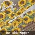thumbnail image 7 of Sunflower Throw Pillow Cover 20 x 36 Inch Decorative Pillow Cover Brown Wood Grain Rustic Farmhouse Bee Lumbar Pillowcase Seasonal Rectangle Cushion Case for Couch Sofa Bed Living Room, 7 of 7