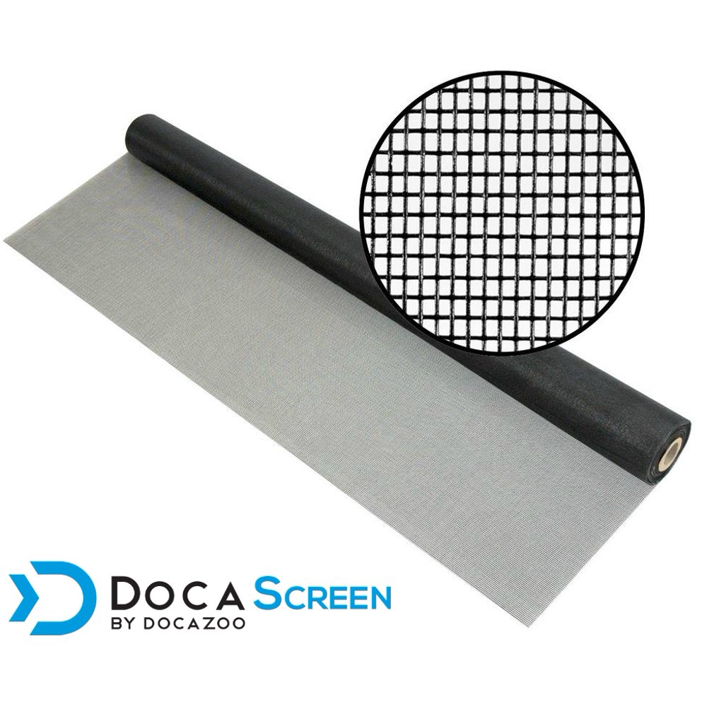 DocaScreen Standard Window Screen Roll 60” x 50’ Fiberglass Screen