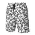 thumbnail image 4 of Cauagu Snake Print Men's Swim Trunks,Hawaiian Bathing Suit Swimsuits Beach Shorts with Pockets for Men Quick Dry Swimming Board Shorts-XX-Large, 4 of 6
