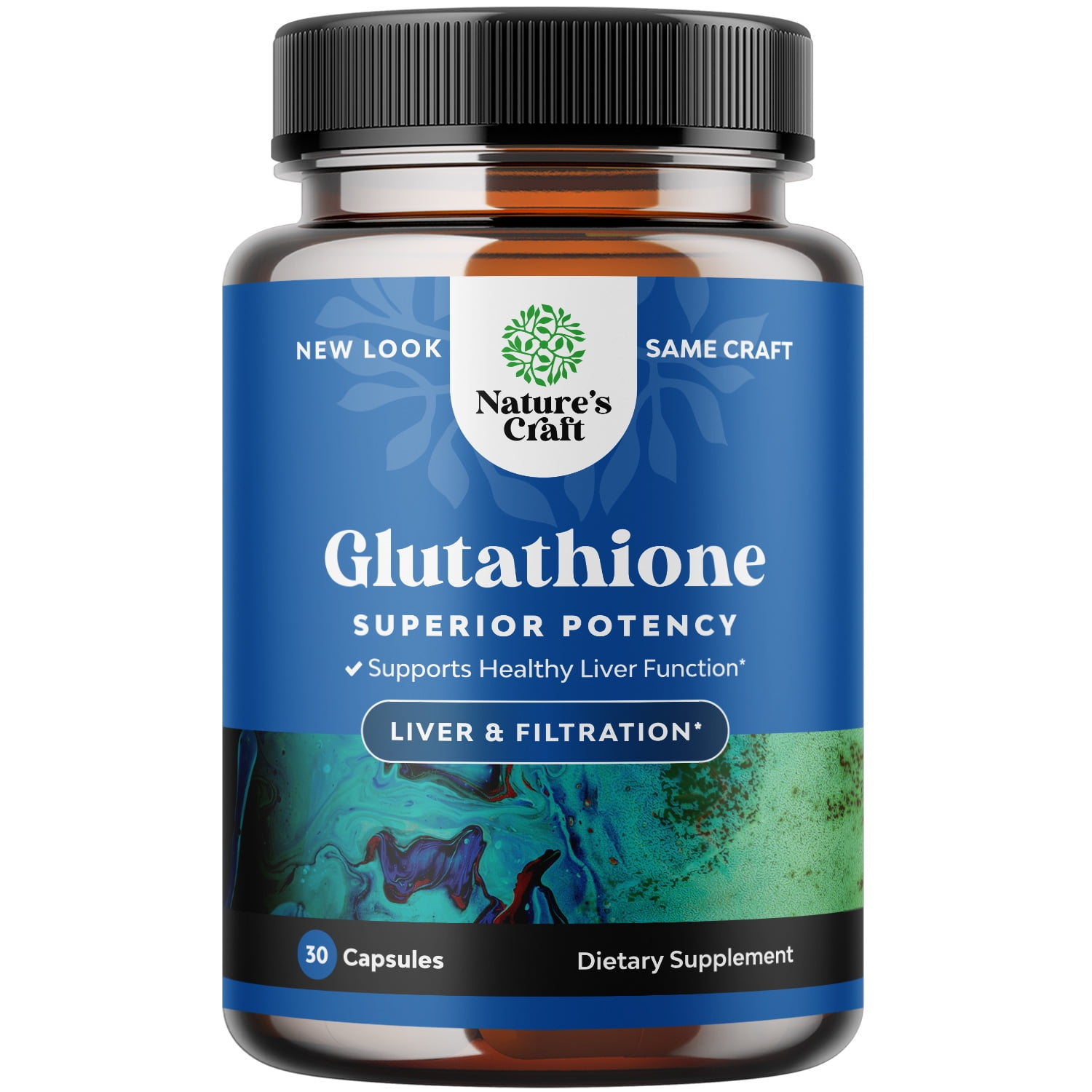 Glutathione Supplement with Glutamic Acid - L Glutathione Pills with Silymarin Milk Thistle Extract ALA and Amino Acid Complex for Liver Support Anti Aging Skin Care Immunity and Brain Health