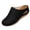 Black, variant on Womens Clogs Sandals Summer Closed Toe Platform Slip-On Mules Comfortable Dressy Non-Slip Slides, Black Size 5.5