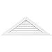 thumbnail image 3 of Ekena Millwork GVPTR58X1701SN Support de Surface Triangulaire PVC Évent Gable, Blanc Apparu d'Usine, 3 of 4