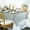 Silver, variant on Wedding Linens Inc. 54" x 108" Rectangular Lace Table Overlays, Lace Tablecloths, Lace Table Overlay Linens, Lace Table Toppers for Wedding Decorations, Events Banquet Party (1pc) - Silver