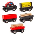 thumbnail image 1 of Set de vagones de tren de carga Orbrium Toys para ferrocarril de madera, 1 of 8