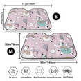 thumbnail image 3 of Fotbe Llama Unicorn and Rainbow Car Windshield Sunshade | Sun Visor Protector Front Window Shade, Keeps Out UV Rays, Keeps Your Vehicle Cool-, 3 of 7