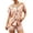 Z125-Pink, variant on CHENge Halloween Pajamas Women Silk Satin Relaxed Fit Stretch Pumpkin Ghost Pattern Halloween Pumpkin Set Loungewear Button Down Short Sleeve Sleepwear Set