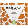 thumbnail image 2 of Think Tank Scholar Triangle Math Flash Cards Addition & Subtraction Flash Cards (All Facts 0-12), 2 of 6