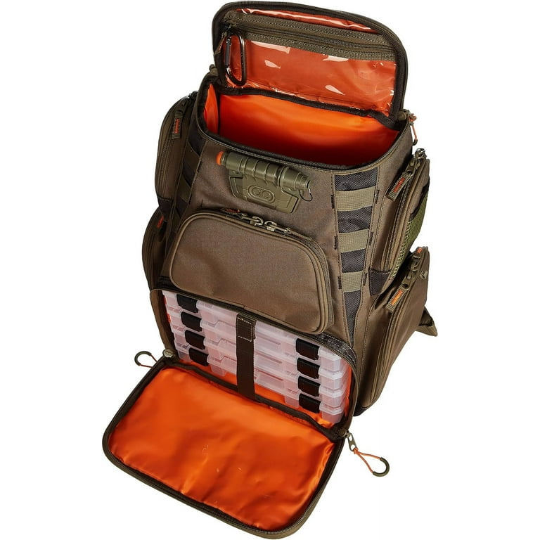 Wild River by CLC WT3604 Tackle Box Nomad Lighted Backpack Four