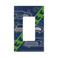 thumbnail image 1 of Switching Lights Single Leather Roman Frame Switch Panel Wall Panel Single Double/Pull Light Switch, 1 of 8