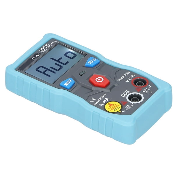 Multímetro Digital Portátil De Resistencia ZT-S1, Medidor De Resistencia De Voltaje De Corriente CA CC, Instrumento De Medición