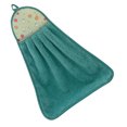 thumbnail image 2 of Bearachild Toalla de mano Coral Terciopelo Paño de cocina Colgando Paño de Toalla Baño Accesorio de cocina Patrón Aleatorio, Verde Type3 NO3 Bearachild HA003403-06, 2 of 6
