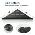 thumbnail image 2 of Bernkot Corner Shower Shelf 10" Matte Black 304 Stainless Steel Slot Design Recessed Corner Shelves Bathroom Shower Shelf for Tiled Wall, Drilling Needed 2 Pack, 2 of 6