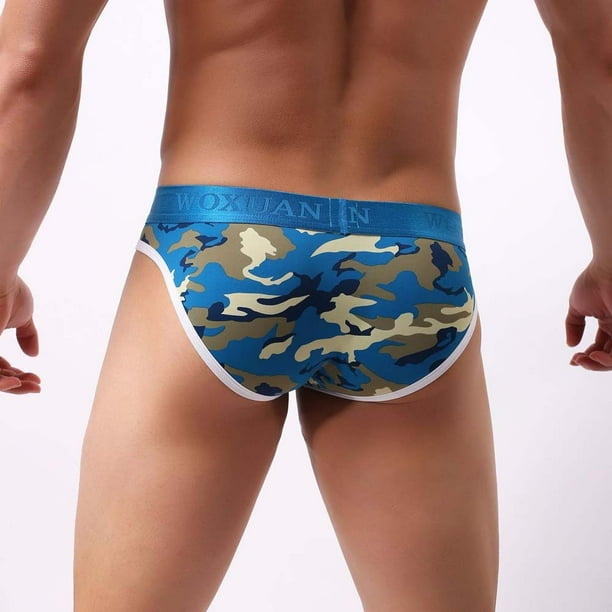 WANYNG Fashion Mens Briefs Underwear Camouflage Print Sports Underpants