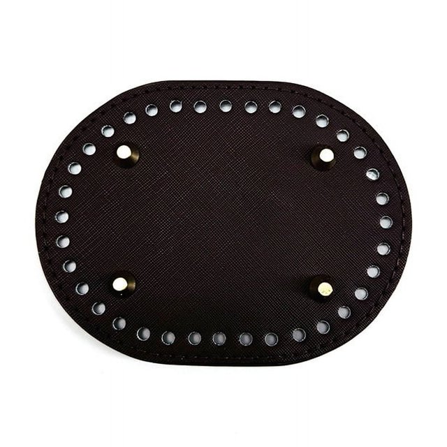 Accesorios para bolsos, accesorios de hardware para bolsos tejidos a mano, patrón cruzado, 14,5 cm x 11 cm, parte inferior redonda para bolso
