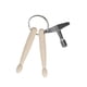 thumbnail image 3 of Mini llavero de baquetas de madera, baquetas, llavero multiusos, práctico con Estilo A, 3 of 9