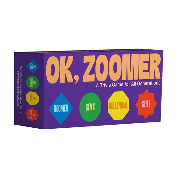 Ok, Zoomer: A Trivia Game for All Generations, (Hardcover)