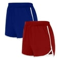 thumbnail image 1 of Timegard Shorts pour Femmes 2 Pcs Shorts d'Été Décontractés de Plage Shorts d'Entraînement Taille Élastique Shorts Confortables avec Poches, 1 of 2