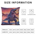 thumbnail image 5 of COMIO Tyrannosaurus Rex 3D Printed Dinosaur Quilt Cover Duvet Cover Comforter Covers Bedding Set Microfiber for Childrens and Adults with Pillowcases with Zipper Closure Twin, 5 of 5