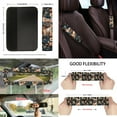 thumbnail image 3 of Jeiento Cute Pug Car Interior Accessories Full Set Car Seat Covers Steering Wheel Seat Belt Covers Flowers Car Trash Can Coasters Rear View Mirror Covers Keychains Lipstick Covers Set of 13, 3 of 5