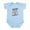 Sky Blue, variant on CafePress - Go Nerf Basketball Body Suit - Baby Light Bodysuit, Size Newborn - 24 Months
