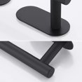 thumbnail image 3 of Toallero de baño sin perforaciones YUANXCMXG de Acero inoxidable SUS304 Autoadhesivo 23CM Negro mate, 3 of 4
