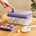 thumbnail image 3 of Easy Release Ice  Tray Plastic 32 Grids Ice Tray With Lid Bin Scoop For Freezer  Material, 3 of 8
