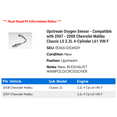 thumbnail image 2 of Upstream Oxygen Sensor - Compatible with 2007 - 2008 Chevy Malibu Classic LS 2.2L 4-Cylinder L61 VIN F, 2 of 2