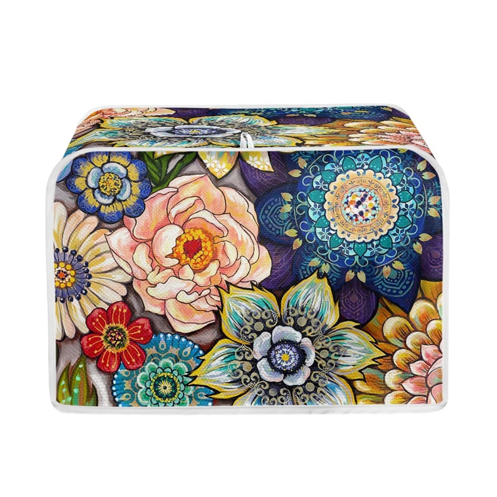 FKELYI Boho Mandala Flower Toaster Cover Waterproof Toaster Covers 4