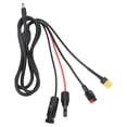 thumbnail image 3 of 1 a 4 Cable de extensión del adaptador de enchufe del panel solar a CC de 5,5 x 2,1 mm Cable de conexión del cargador del panel solar, 3 of 10