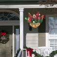 thumbnail image 4 of christmas  Hanging Basket, 4 of 10