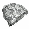 thumbnail image 1 of Asian Unisex Beanie, Sketch Style Carp Koi, Hiking Outdoors, Grey Black White, by Ambesonne, 1 of 1
