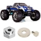 thumbnail image 4 of 4pcs Aluminum Alloy 12mm Turn To 17mm Wheel Hex Adapter for 1/10 RC Car (Silver), 4 of 4