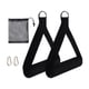 thumbnail image 2 of 2 piezas de banda de resistencia de agarre de entrenamiento, correa de nailon, accesorios de entrenamiento con broche Negro, 2 of 9