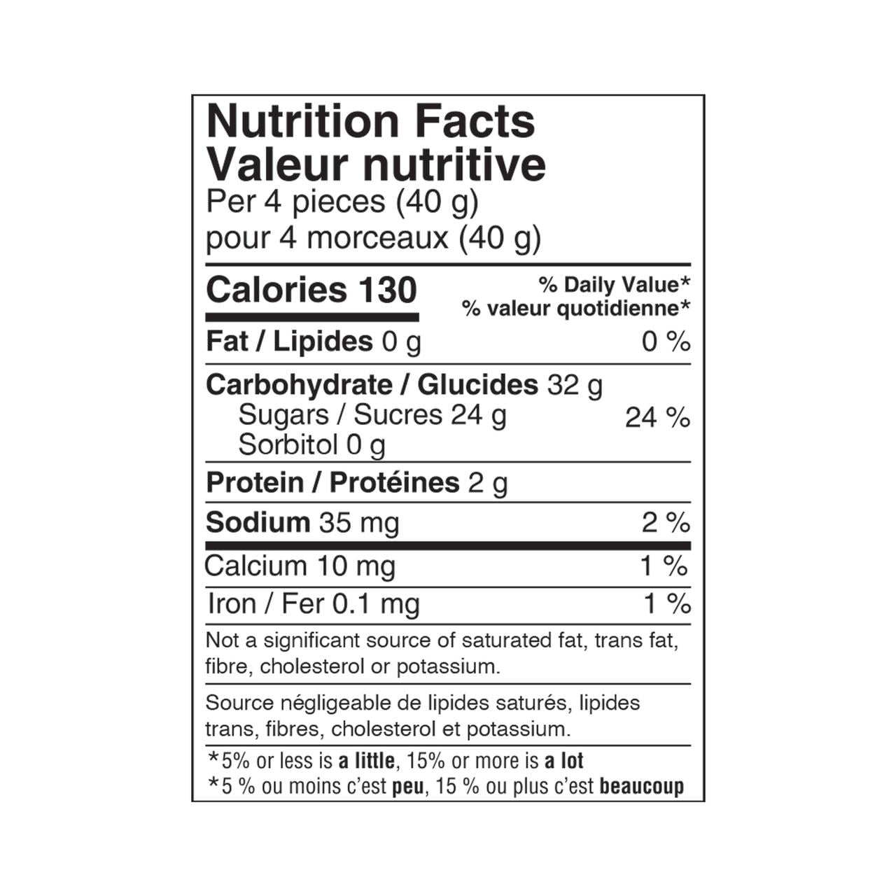 Vers surs Great Value 450 g