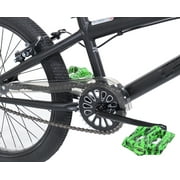 20 Kent Chaos BMX Bicycle, Fits Rider 42 - 5, 0, Hydro Dip Matte Black, Child, Unisex