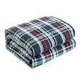 thumbnail image 5 of Dearfoams 3-Piece Blue, Red and Gray Plaid Quilt Set for Teens Adults Seniors, Full/Queen, 5 of 5