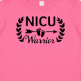 thumbnail image 4 of Inktastic Nicu Warrior with Arrow and Baby Footprints Boys or Girls Baby T-Shirt, 4 of 5
