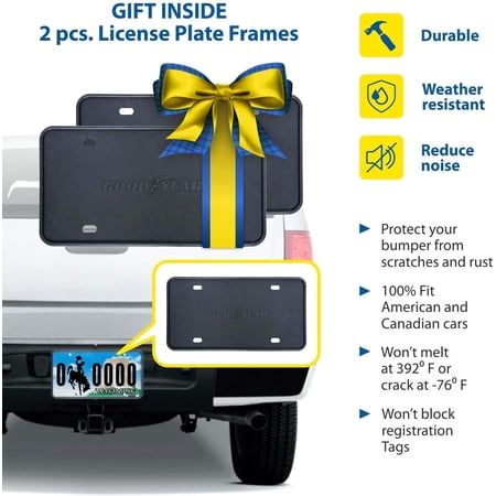 Goodyear Shatterproof Sunroof Wind Deflector 42.5, Tinted Sun and Moonroof Visor for Deflecting Noise, Rain, and Windy Weather, Car Accessories, Sun Shade Light Tint - GY004902
